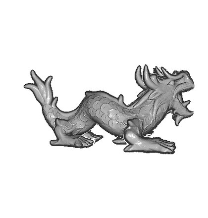 Asian dragon, neural normal mapping