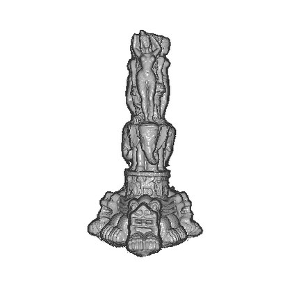 Thai statue, neural normal mapping